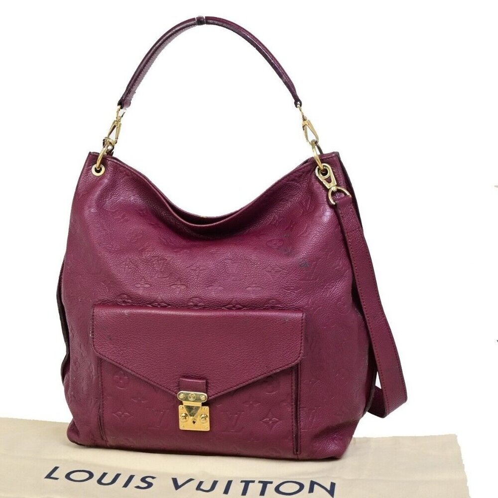 Louis Vuitton Burgundy Shoulder Bag